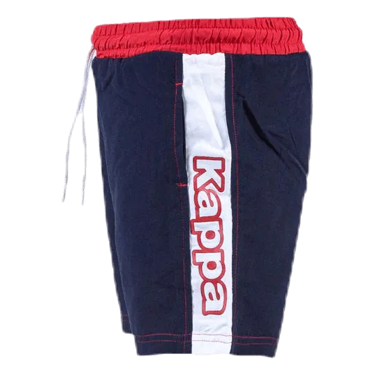Kappa Junior. Swim Shorts, Logo Birtec Blue/White/Red