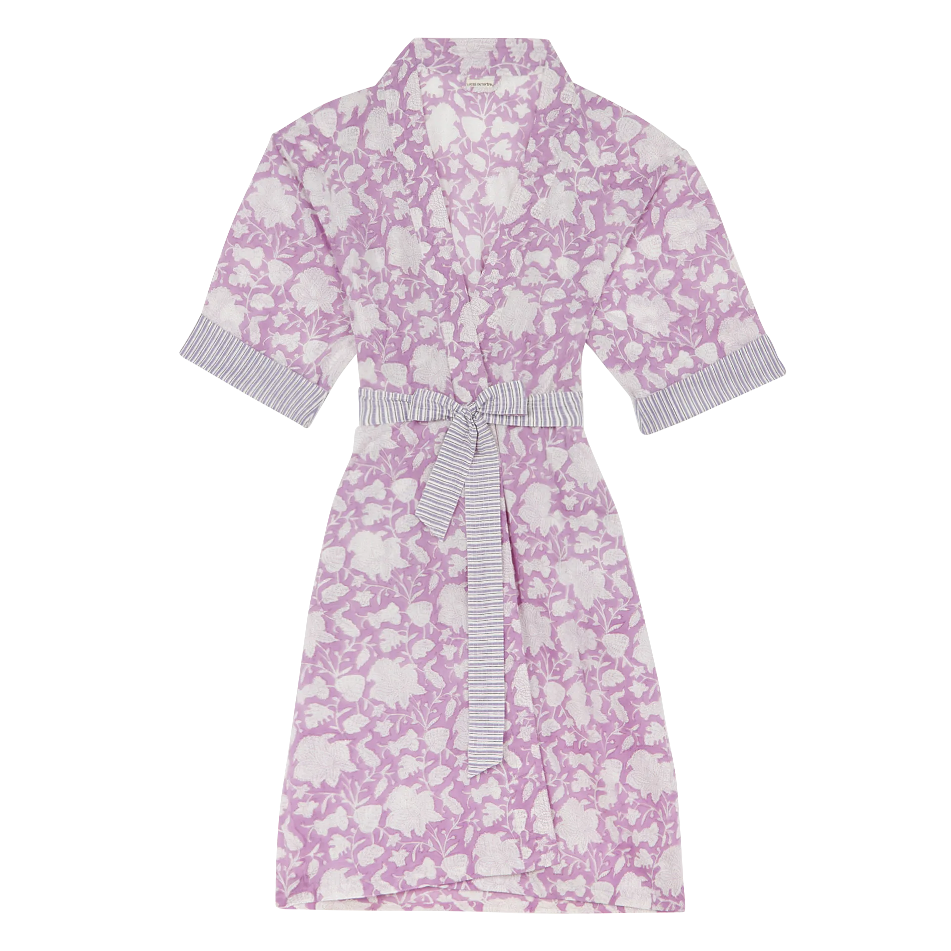 KIMONO ESTAMPADO DE ALGODóN  15 AÑOS  EDICIÓN LIMITADA EN VIOLETA