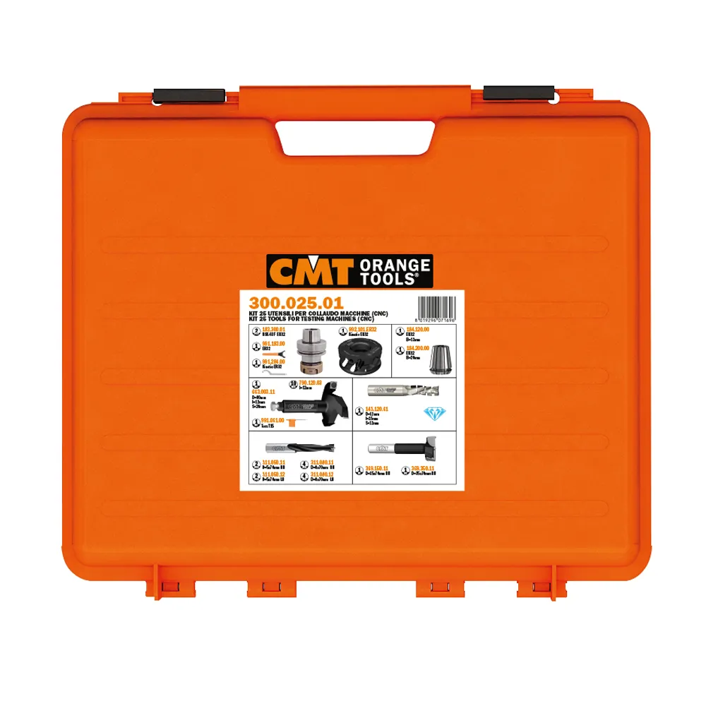 KIT DE HERRAMIENTAS PARA PRUEBAS DE MÁQUINAS (CNC)