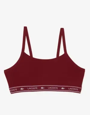 Lacoste Bralette bandeau con logo