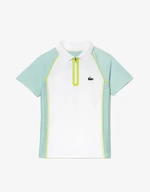 LACOSTE POLO DE NIñO LACOSTE TENNIS EN POLIéSTER RECICLADO ULTRADRY