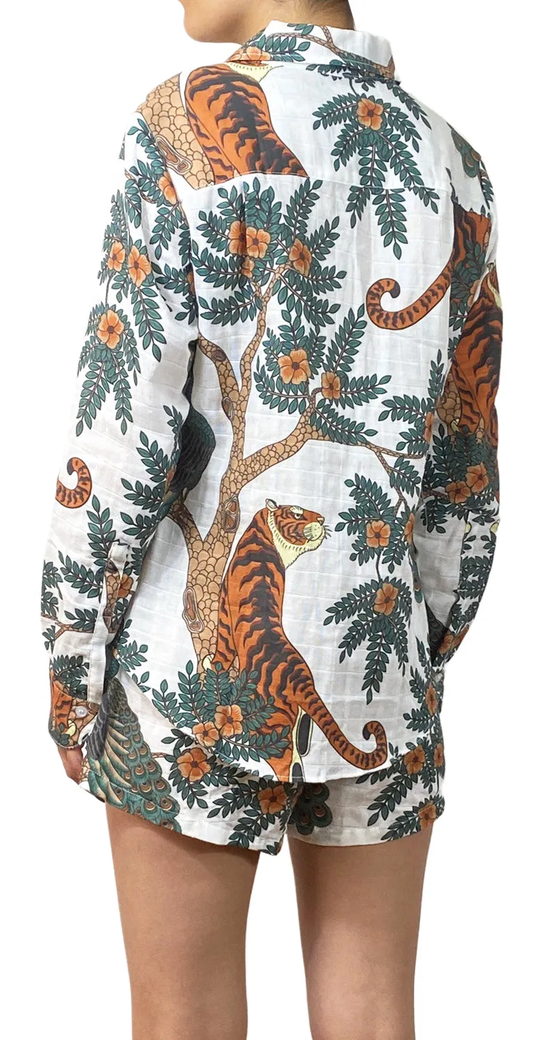 LAS SUREÑAS Camisa Blanca Tigres