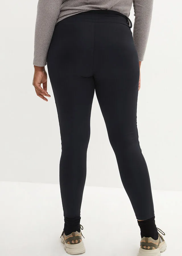 Leggings para exterior, hasta el tobillo Negro