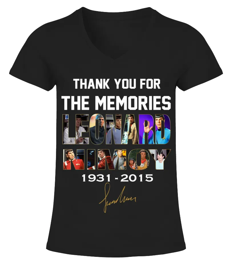 LEONARD NIMOY 19312015 CAMISETA CUELLO PICO MUJER