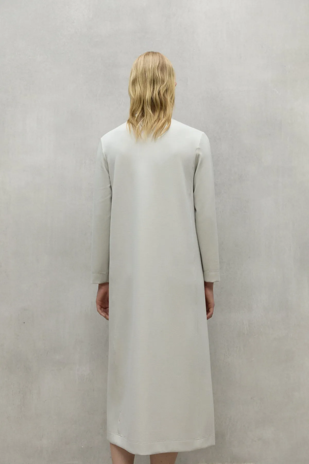 LIGHT BEIGE CRISTAL DRESS