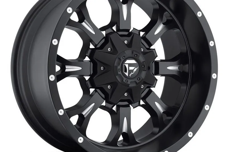 Llanta de aleación D517 Krank Matte Black Milled Fuel 9.0x20 ET20 87,1 5x139.7;5x127