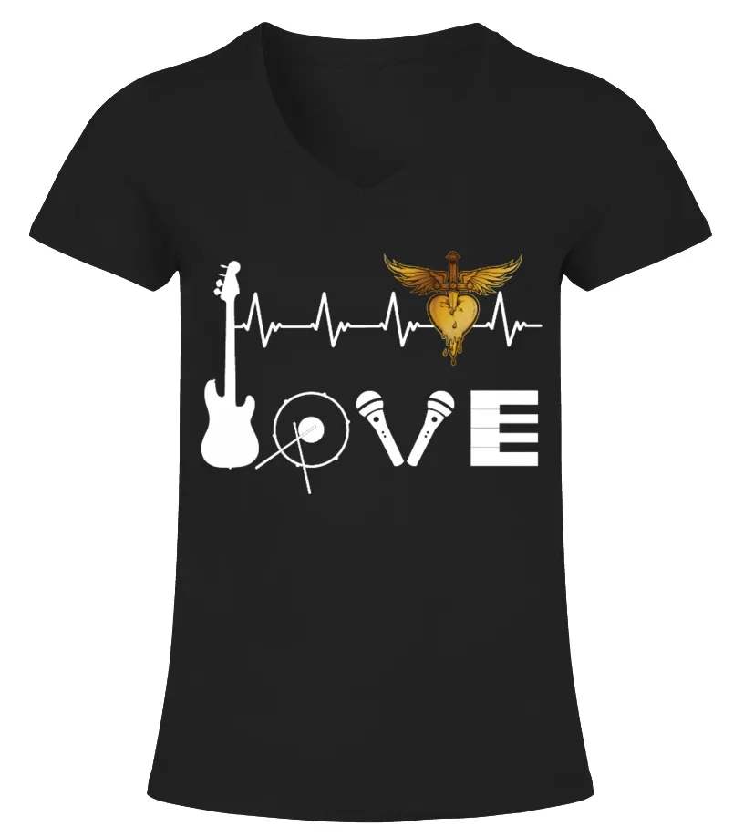 LTD. EDITION  LOVE SIMBOL CAMISETA CUELLO PICO MUJER