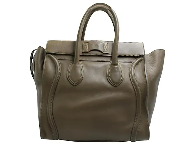 Luggage Céline Minibolso de equipaje Celine en cuero marrón Castaño 