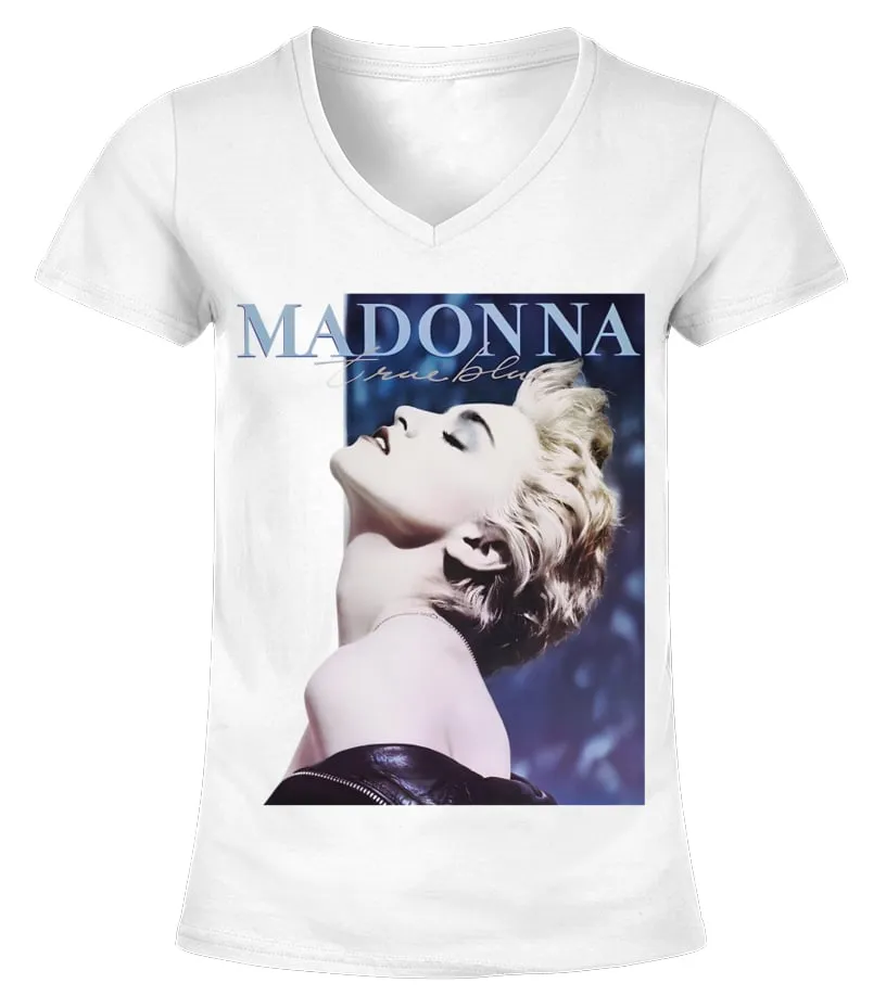 Madonna WT (7) Camiseta cuello pico Mujer