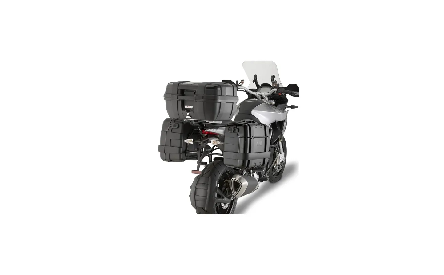 Maletas Laterales Givi MonoKey 46 Litros Trk46B Trekker Black Line (Pack 2Uni) T