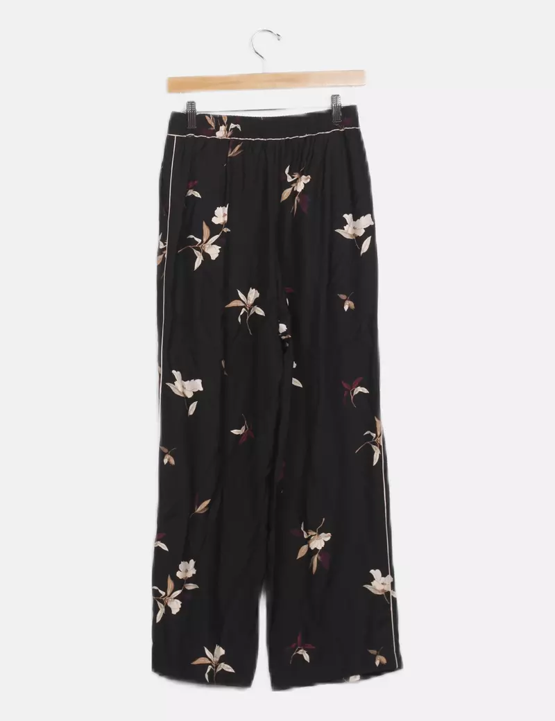 Massimo Dutti Pantalón estampado floral
