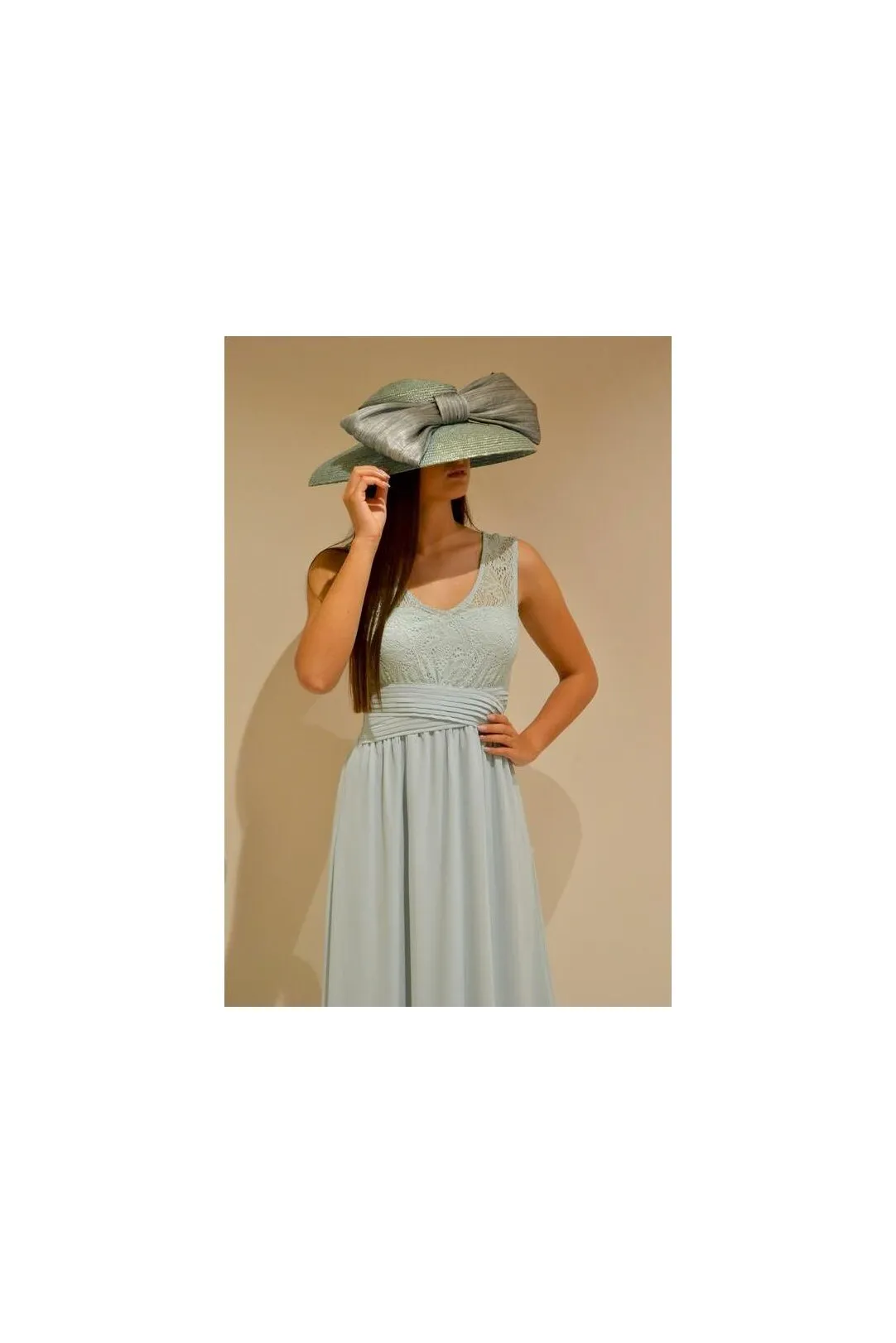 Maxi vestido Vitalima verde agua
