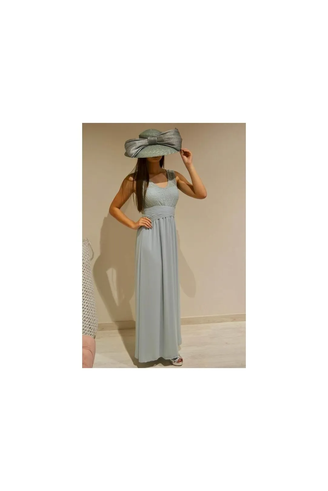 Maxi vestido Vitalima verde agua