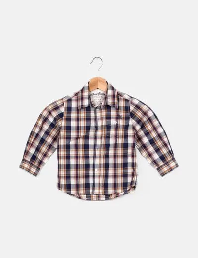 Mayoral Camisa multicolor estampado cuadros