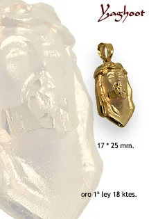 Medalla religiosa oro, Santa Faz 084_01M544