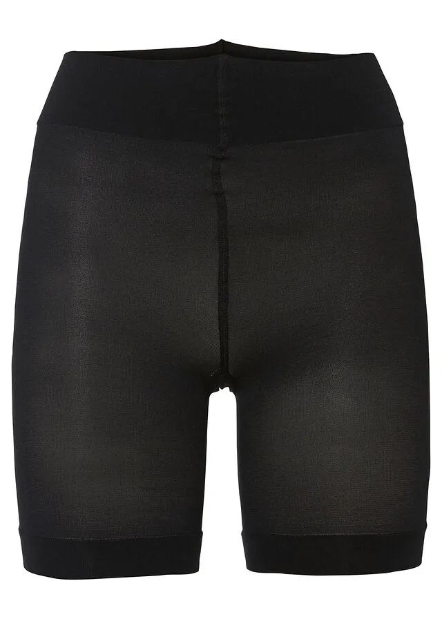 Media fina de ciclista "antirrozaduras", 50 den, de refrescante hilo Breeze® Negro