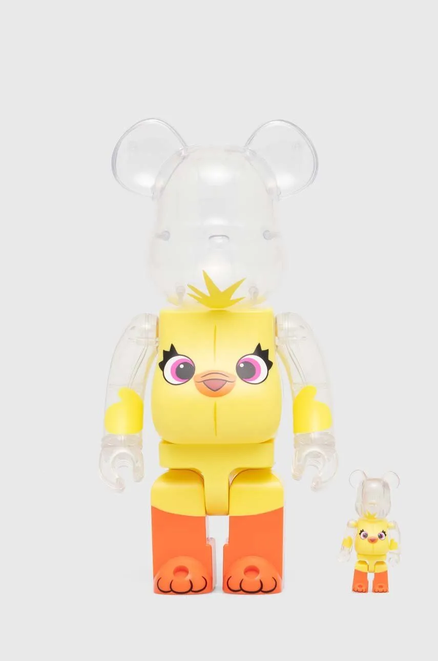 MEDICOM TOY BE@RBRICK DUCKY COLLECTIBLE FIGURE (TOY STORY 4) 100% & 400% 2PACK