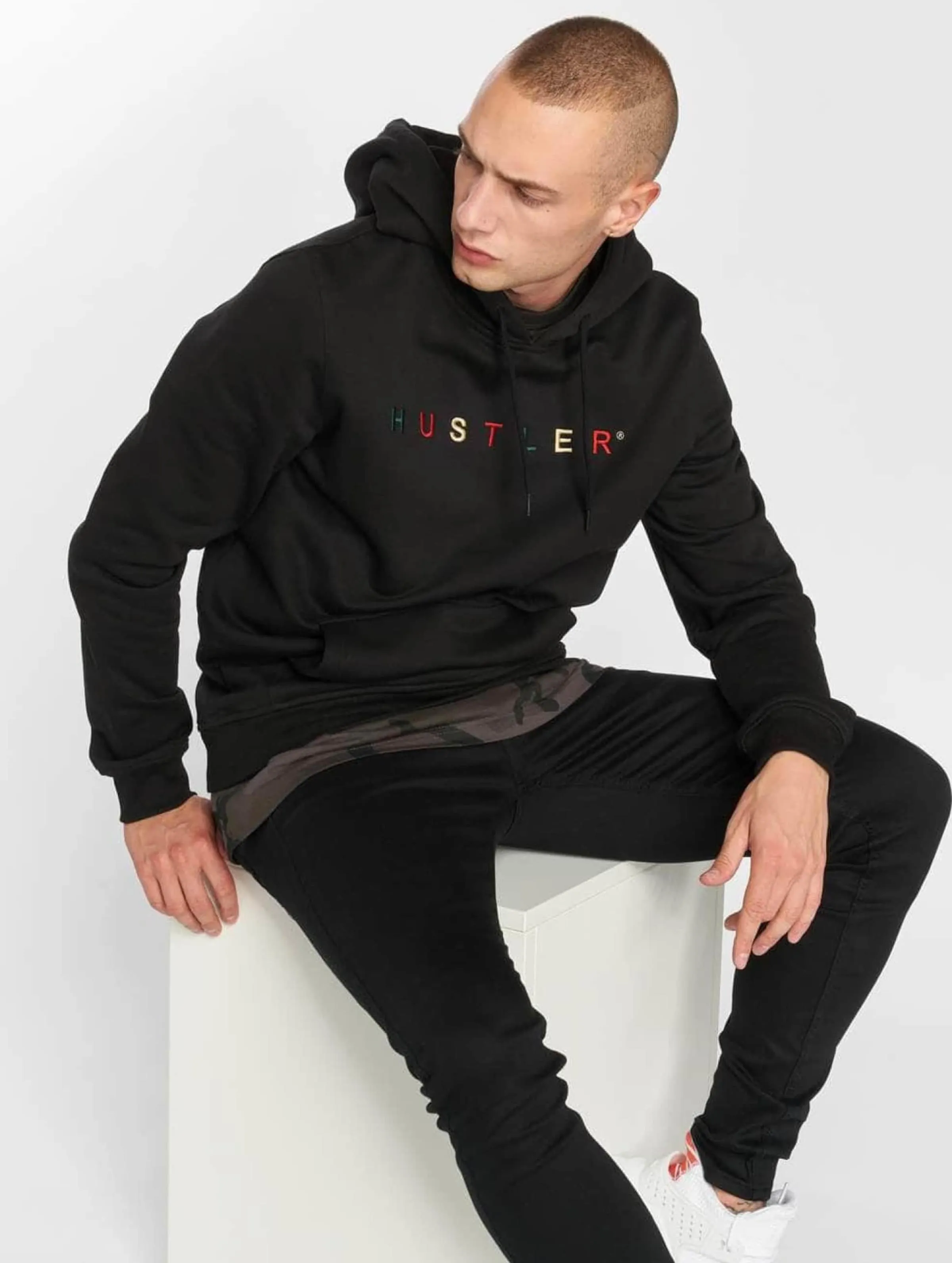 Merchcode Hustler Embroidery Hoody