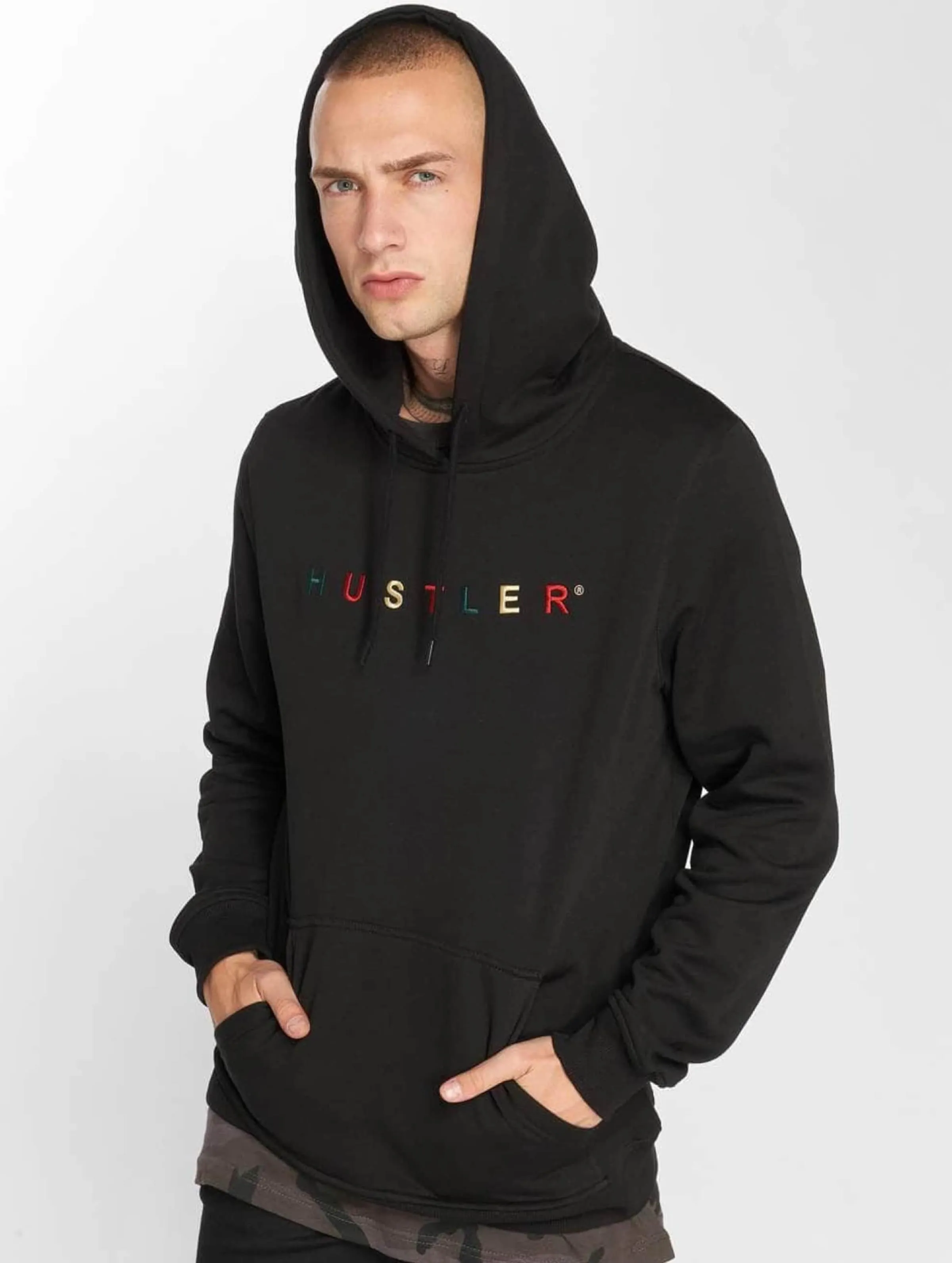 Merchcode Hustler Embroidery Hoody