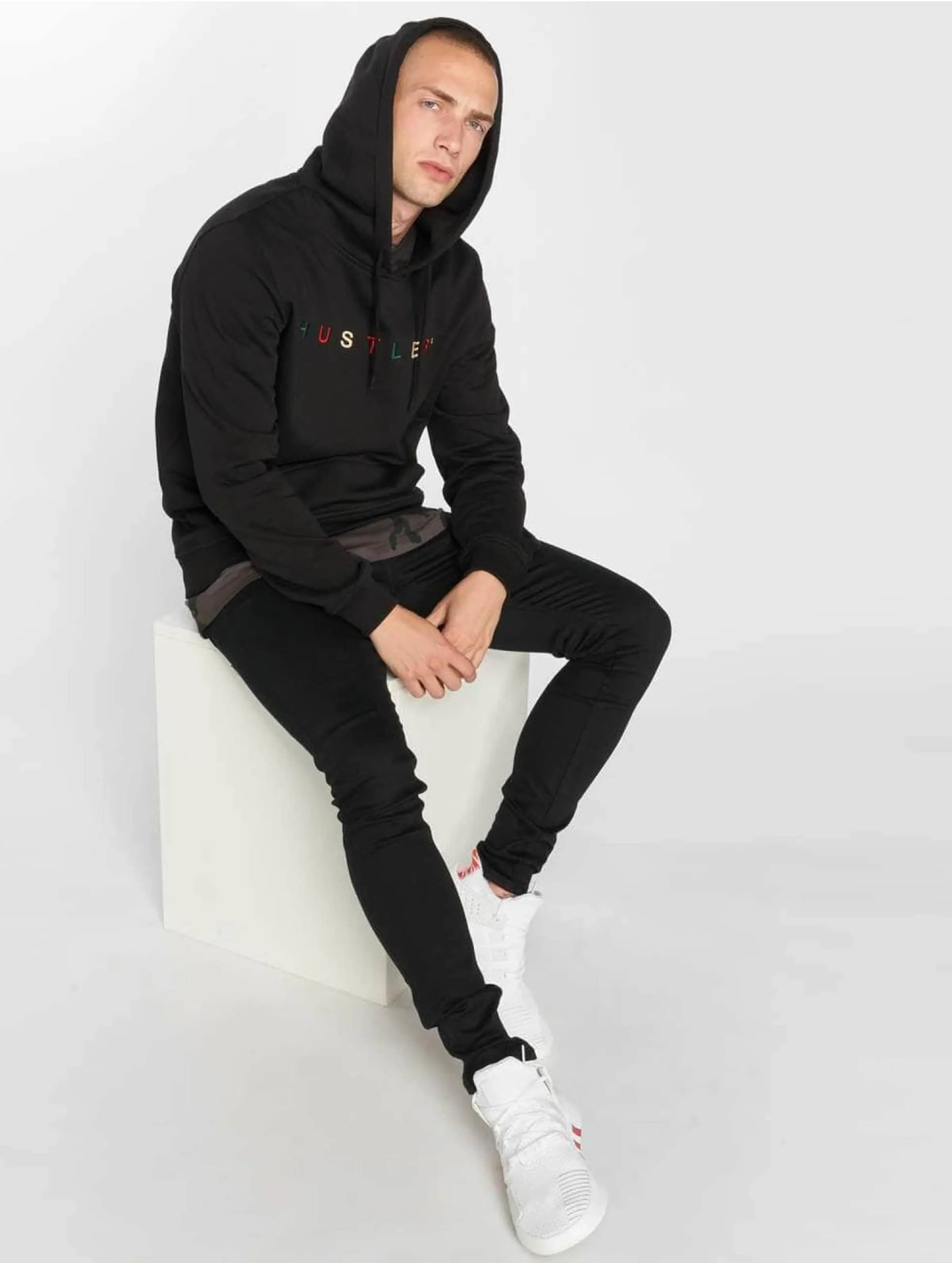 Merchcode Hustler Embroidery Hoody