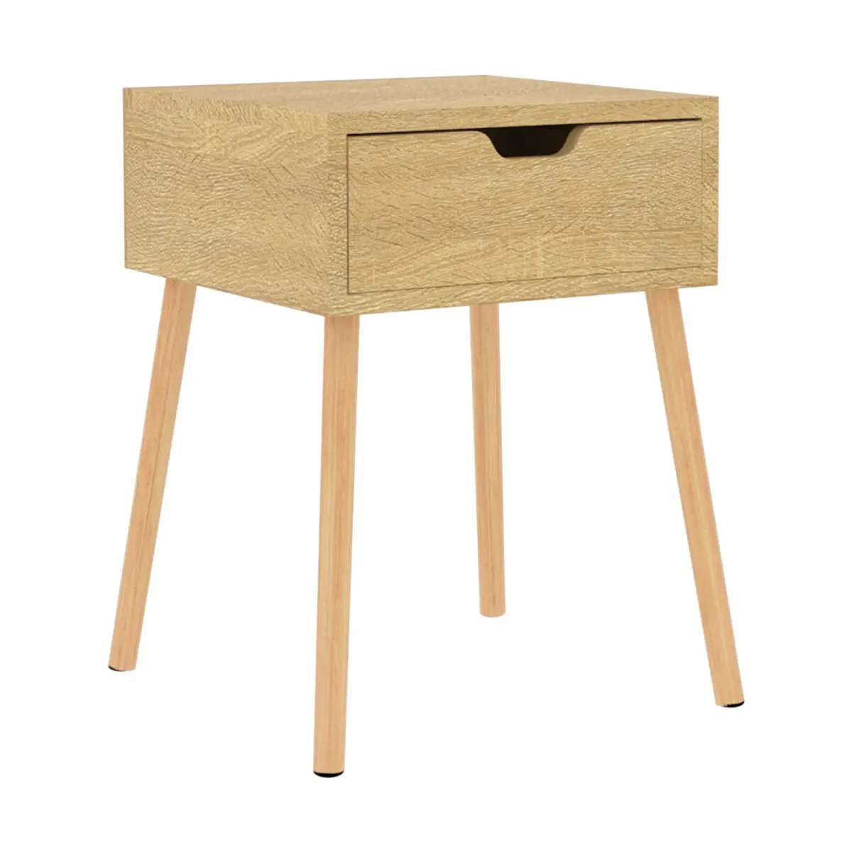 Mesita de noche madera de ingeniería roble Sonoma 40x40x56 cm