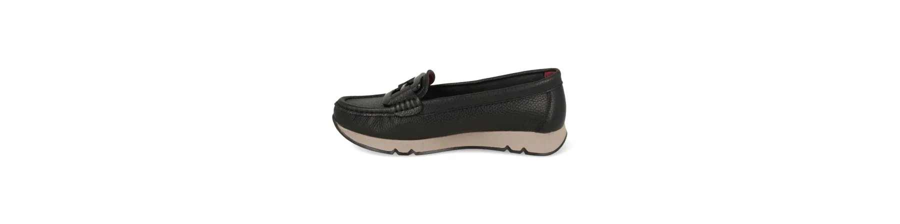 MOCASINES MUJER CUÑA NEGRO MOD. KUWAIT NE