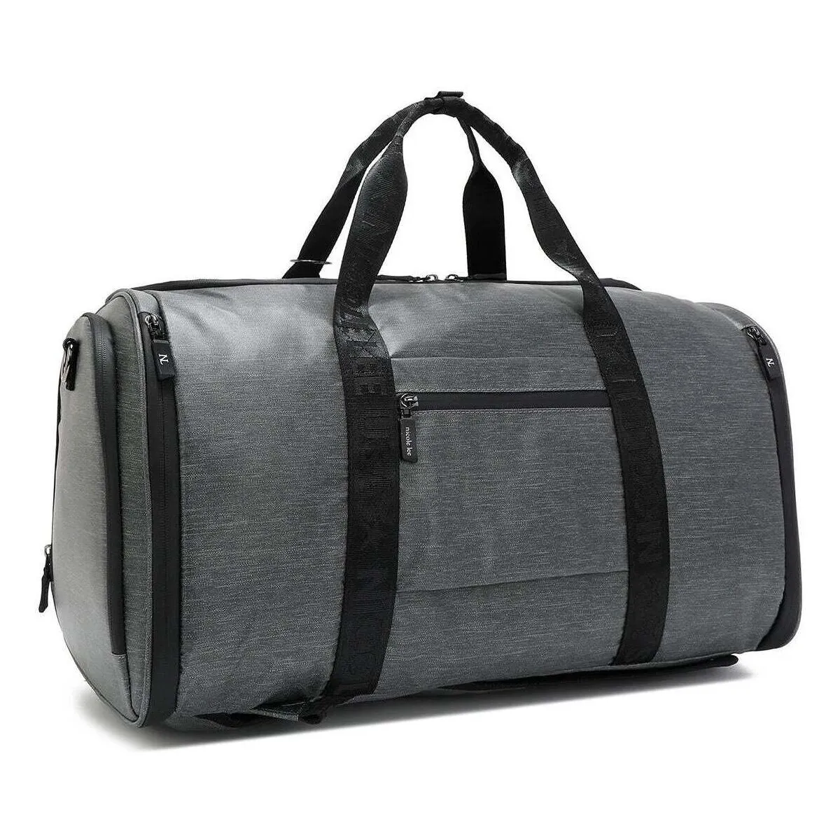MOCHILA GRIS PLEGABLE PARA HOMBRE
