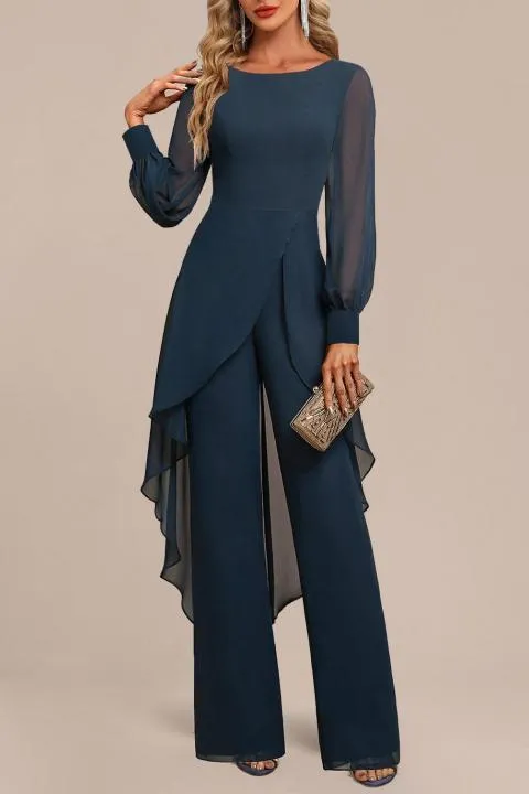 Mono elegante, azul oscuro