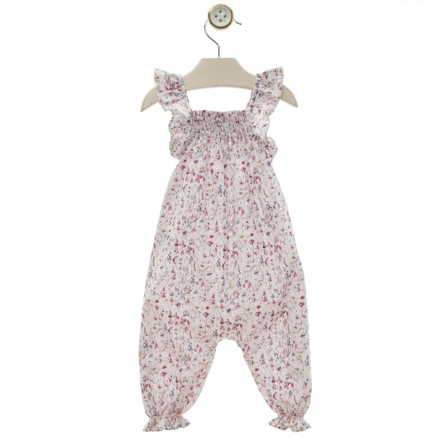 Mono para niña con estampado flores colección Peces