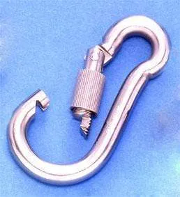 MOSQUETON BOMBER.C/V INOX AISI316 10X100  PACK 10 UNIDADES