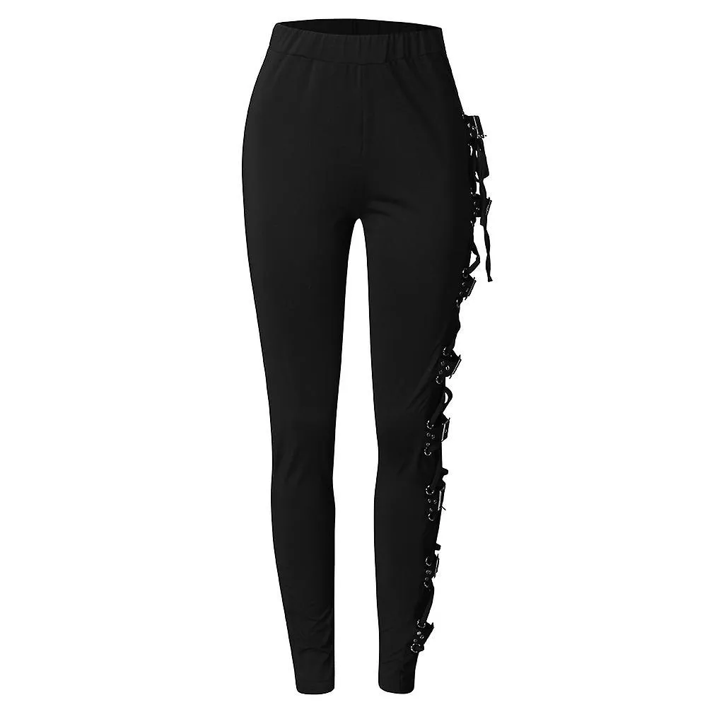 Mujer Verano Casual Floral Estampado Cintura Alta Pantalones Rectos Recortados