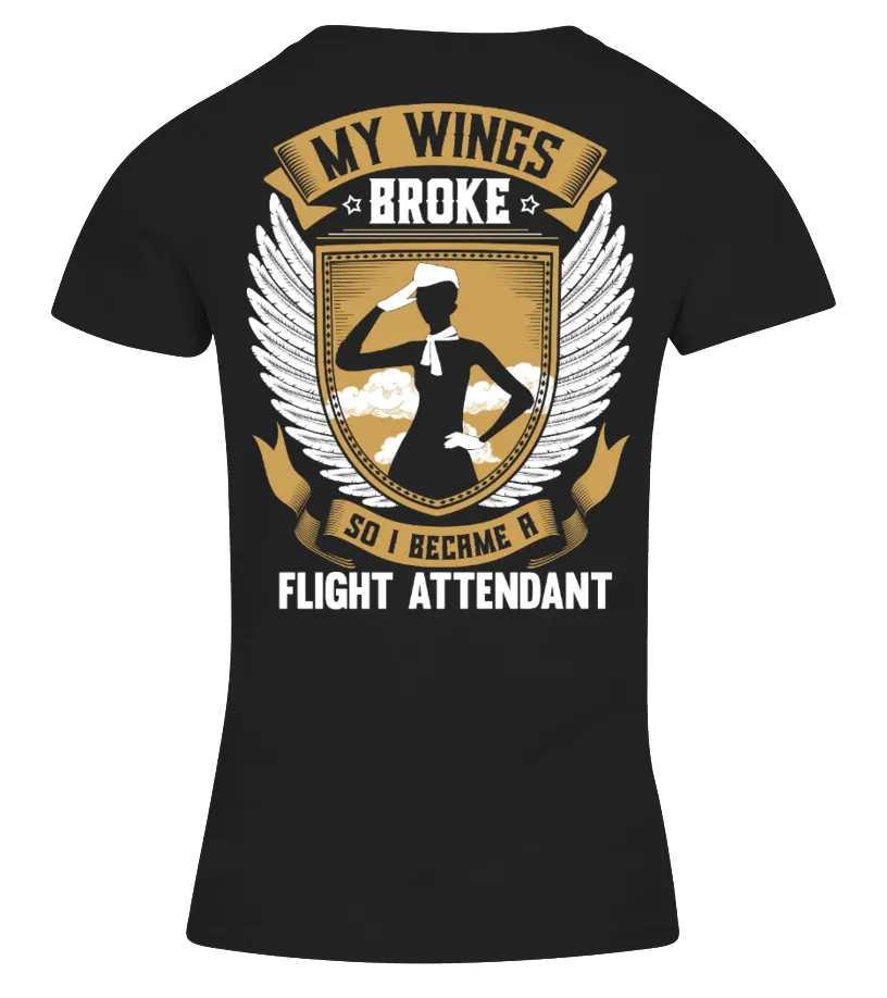 MY WINGS BROKE Camiseta cuello pico Mujer