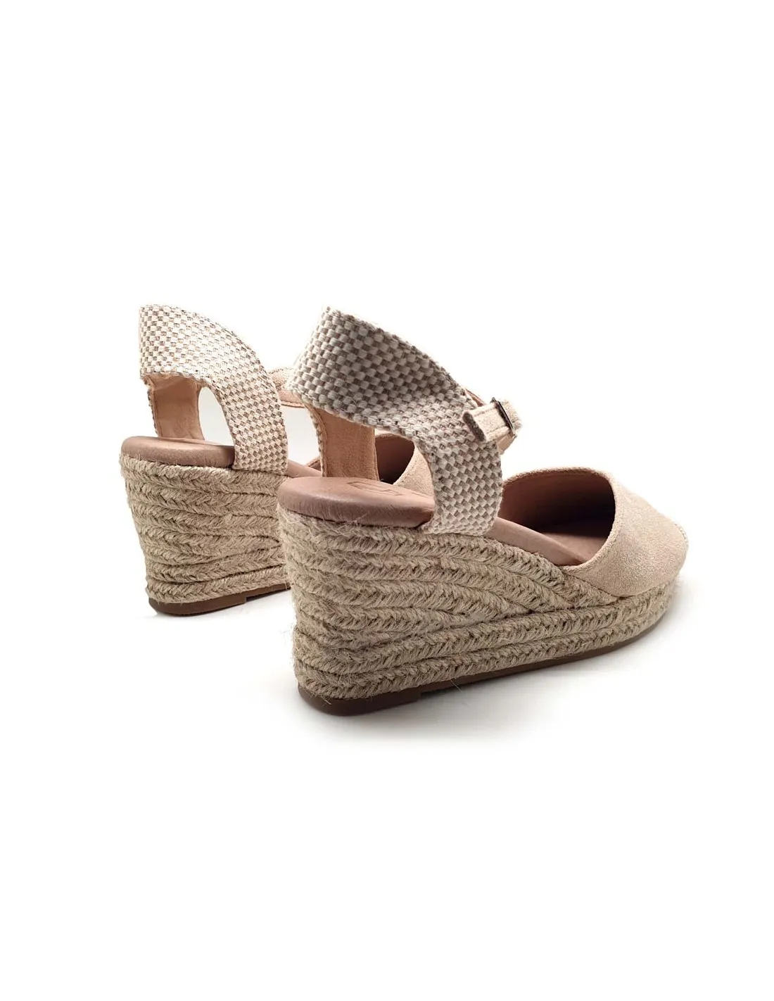 MYSOFT ZAPATILLA YUTE CUÑA ALTA HEBILLA 24M130
