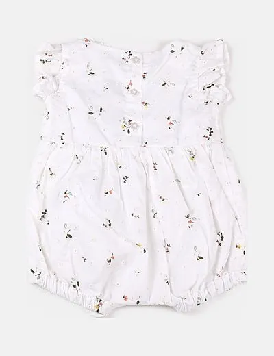 Name it Pelele blanco estampado floral