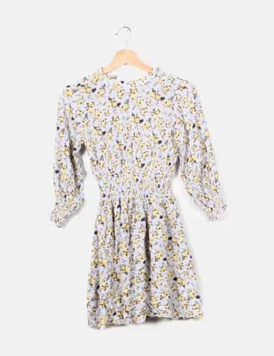 Name it Vestido azul fluido estampado floral