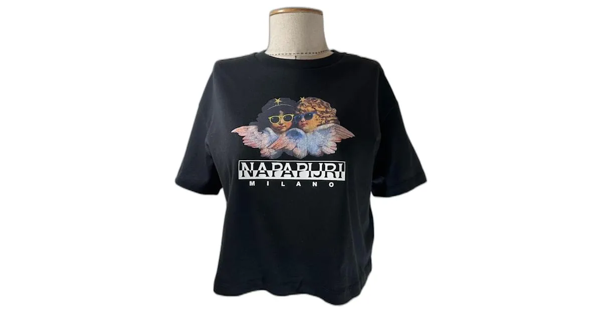 Napapijri Tops Negro Multicolor 