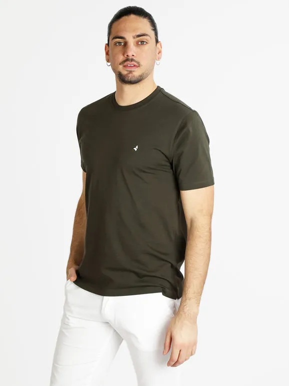 Navigare Camiseta de hombre de algodón de manga corta