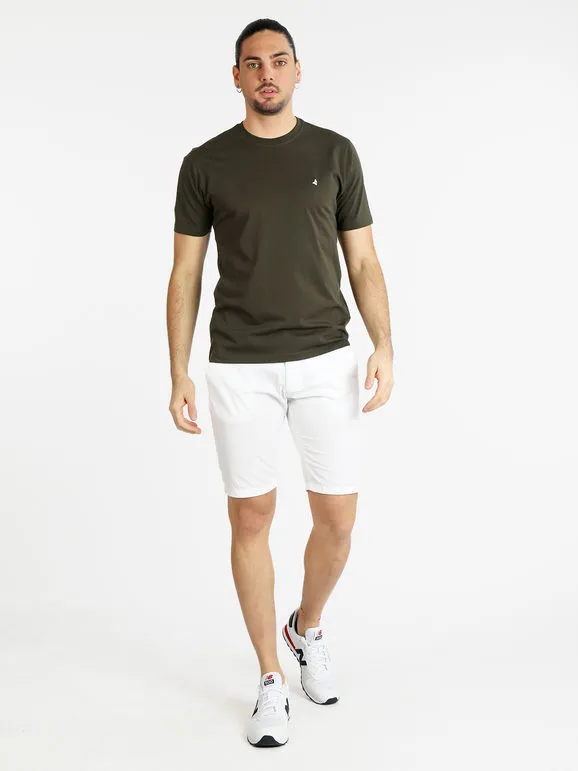 Navigare Camiseta de hombre de algodón de manga corta