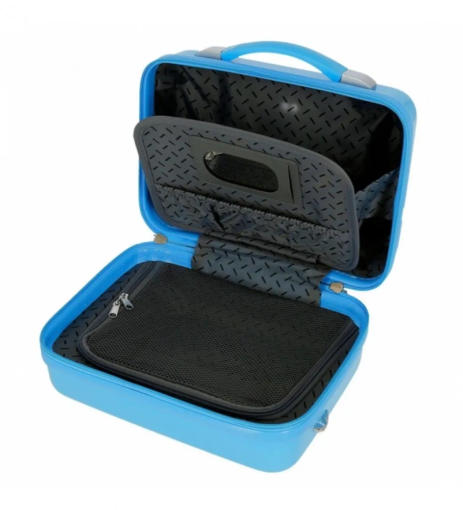 NECESER ABS MINNIE LIVE IT UP ADAPTABLE AZUL CLARO 29X21X15CM