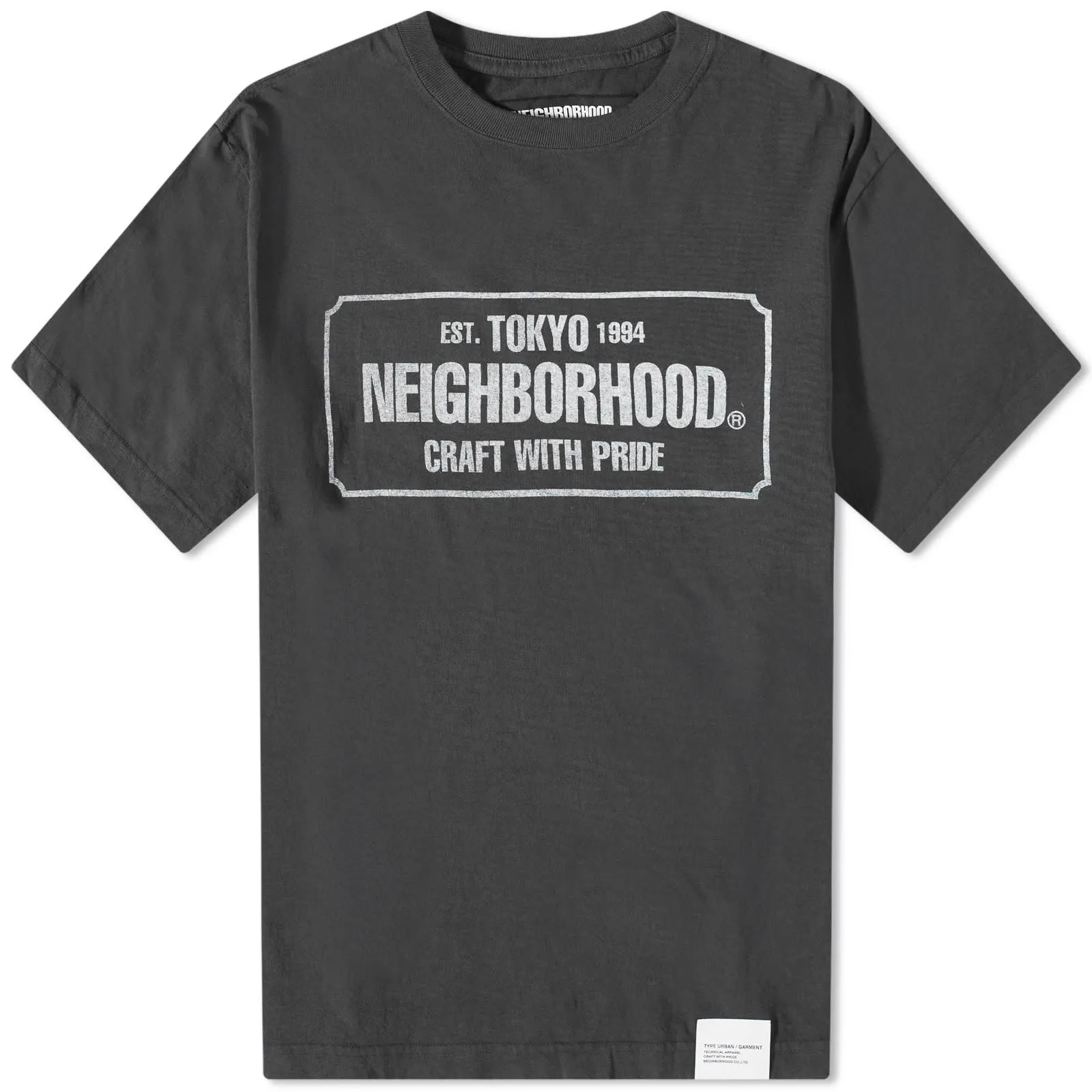 Neighborhood Sulfur Dye Logo Tee