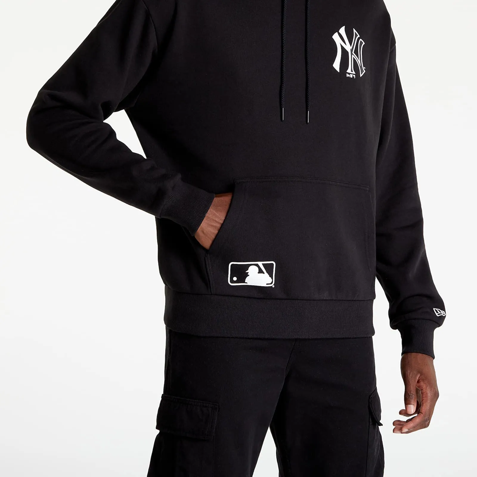 New Era New York Yankees MLB Team Logo Oversized Hoodie