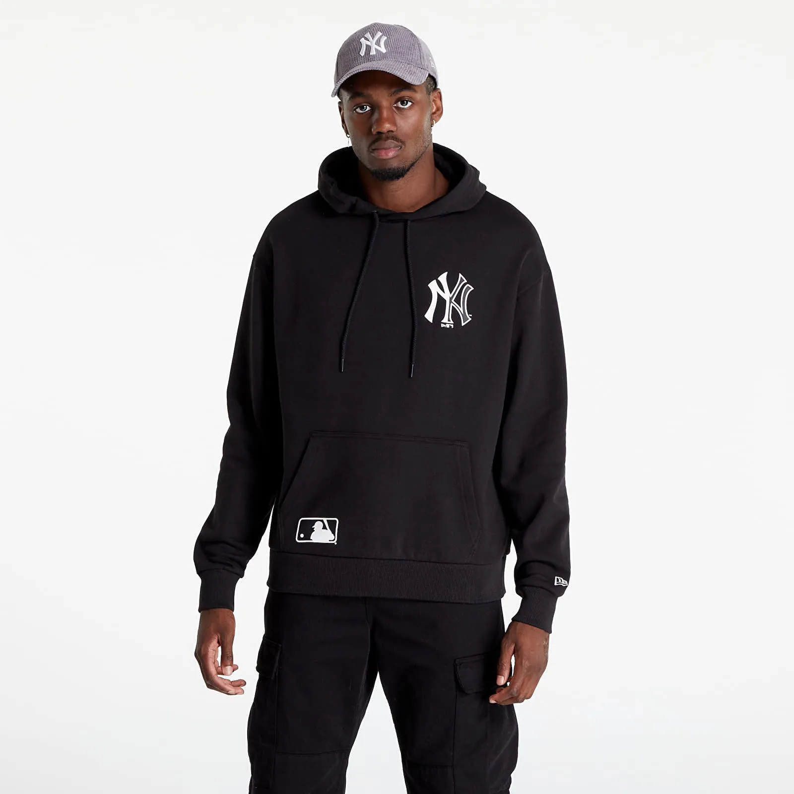 New Era New York Yankees MLB Team Logo Oversized Hoodie