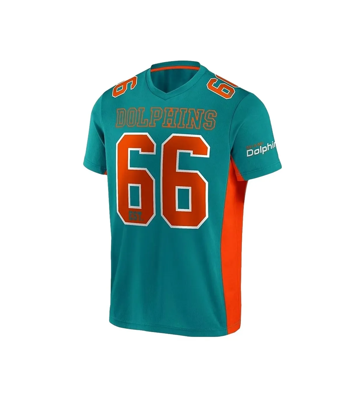 NFL  CAMISETA UNISEX TURQUESA  FúTBOL AMERICANO MIAMI DOLPHINS