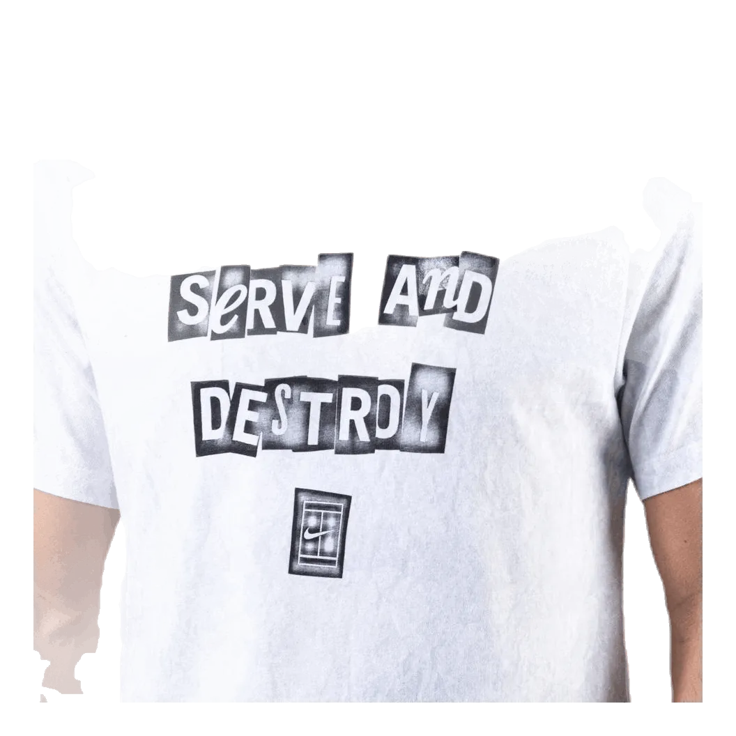 Nike Court Wimbledon Tee GFX White