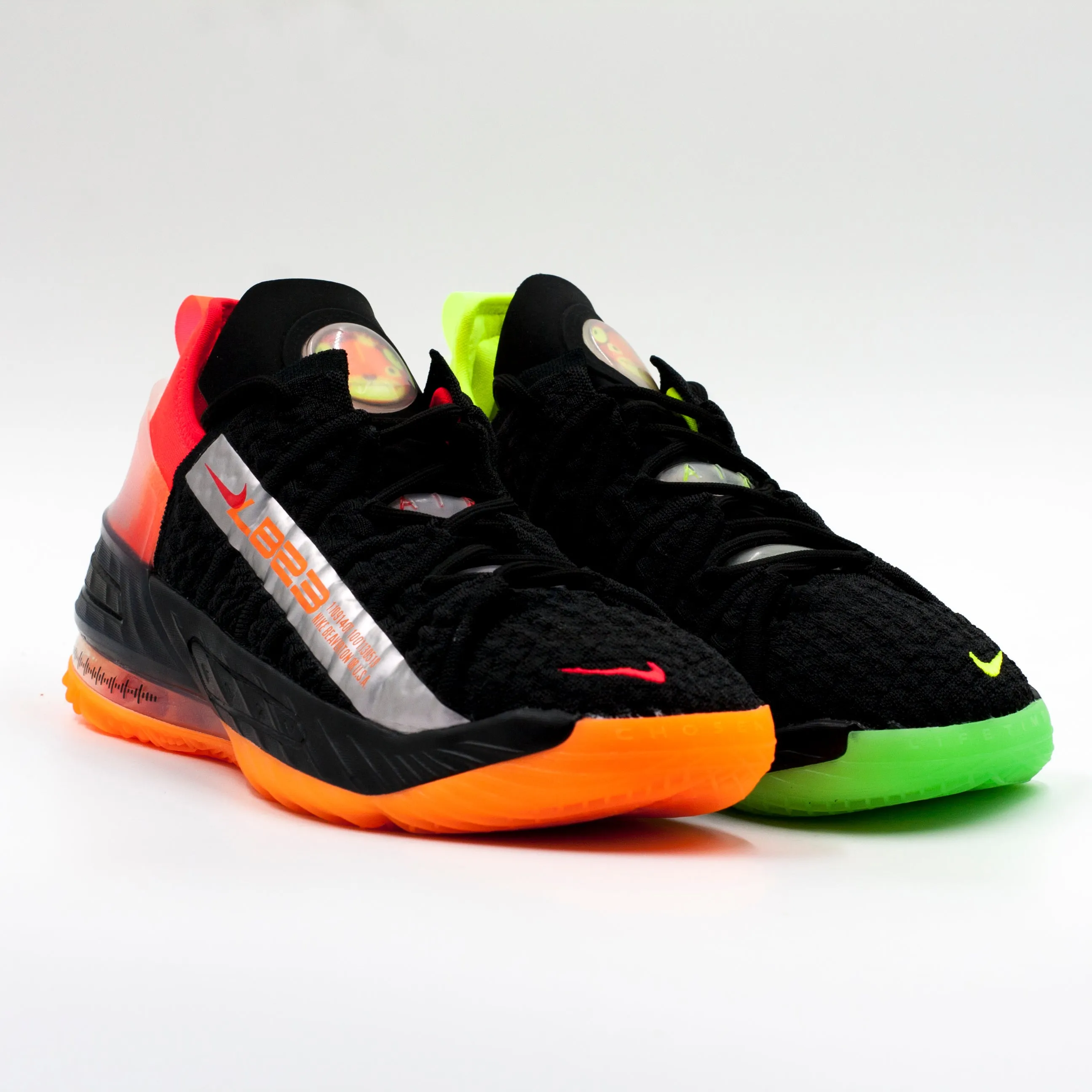 Nike Lebron 18 Black Crimson Volt