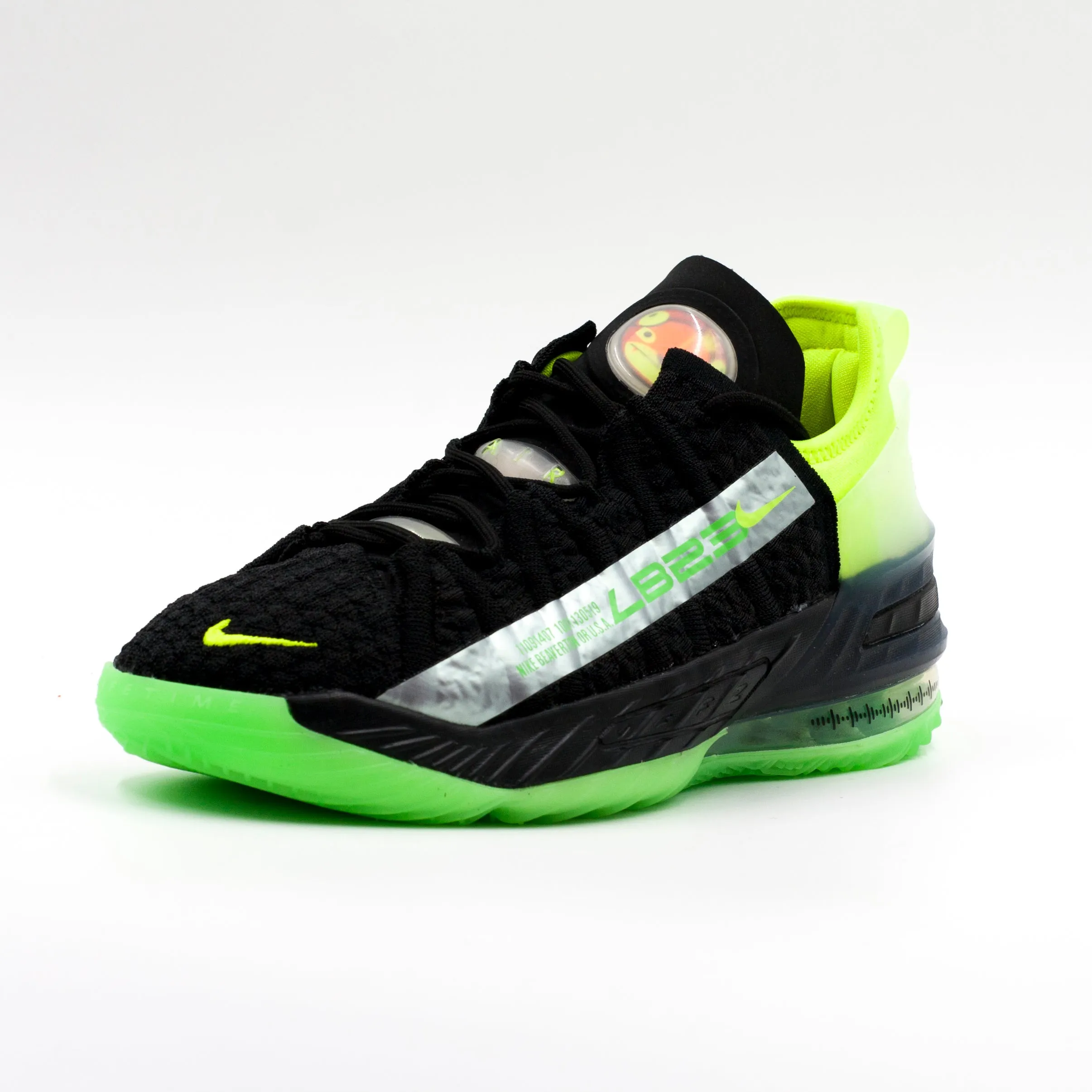 Nike Lebron 18 Black Crimson Volt