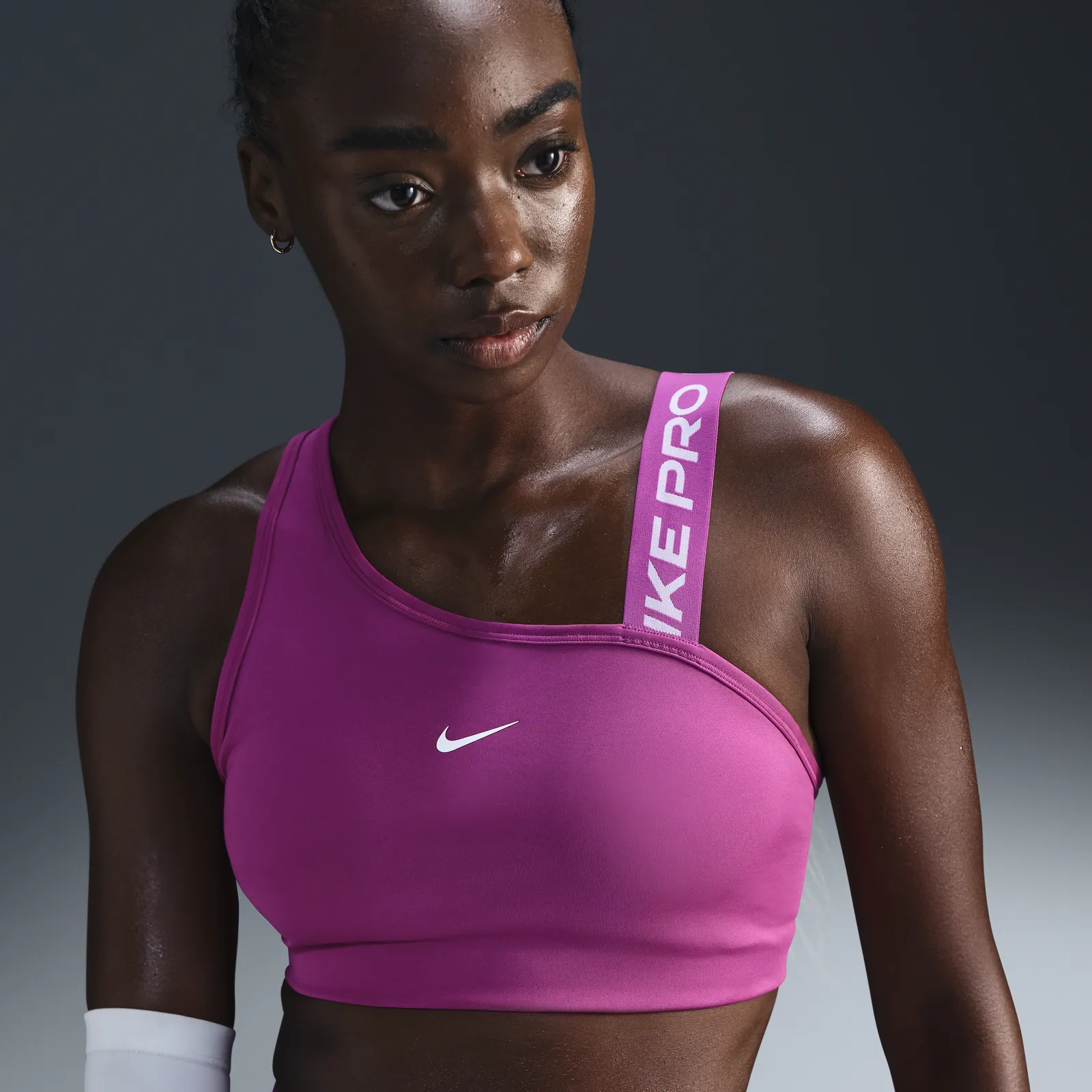 Nike Pro Swoosh Asymmetric Sports Bra