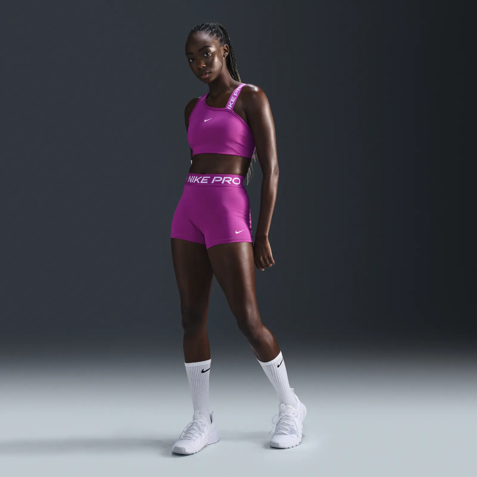 Nike Pro Swoosh Asymmetric Sports Bra