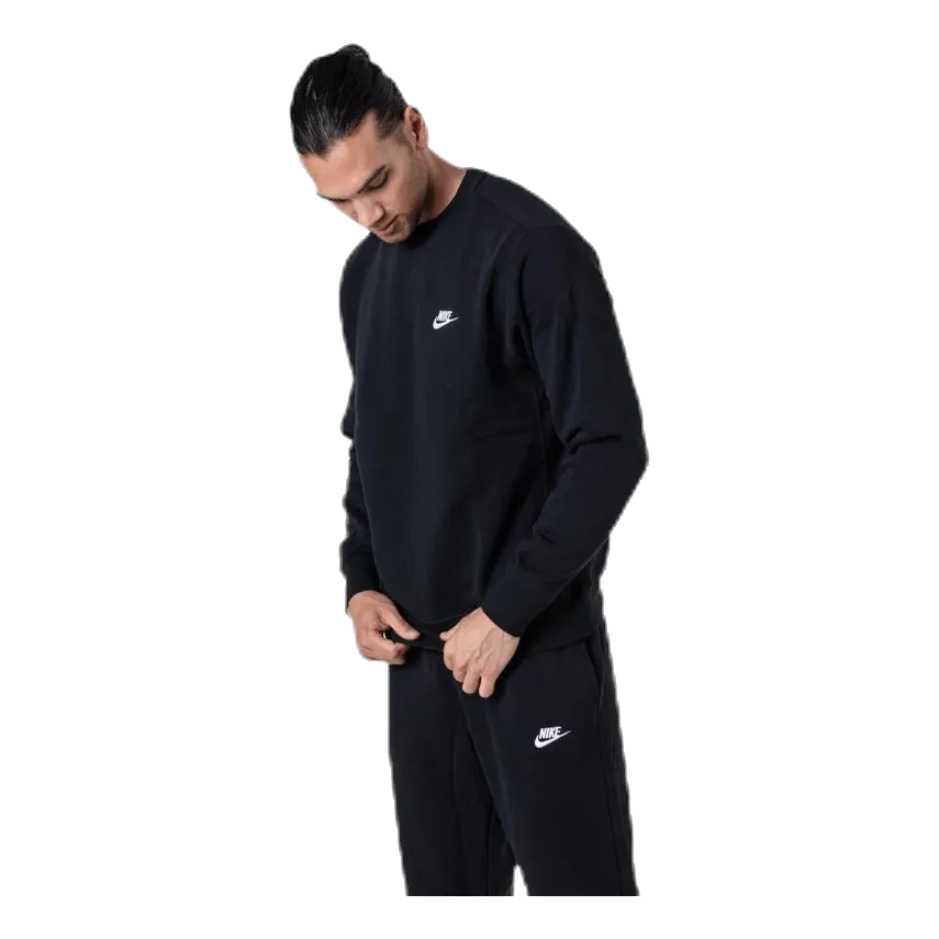 Nike Sportswear Club Fleece Crew BLACK/WHITE