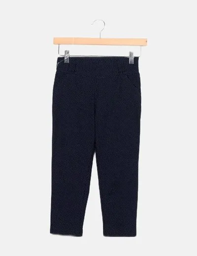 NoName Legging azul de lunares